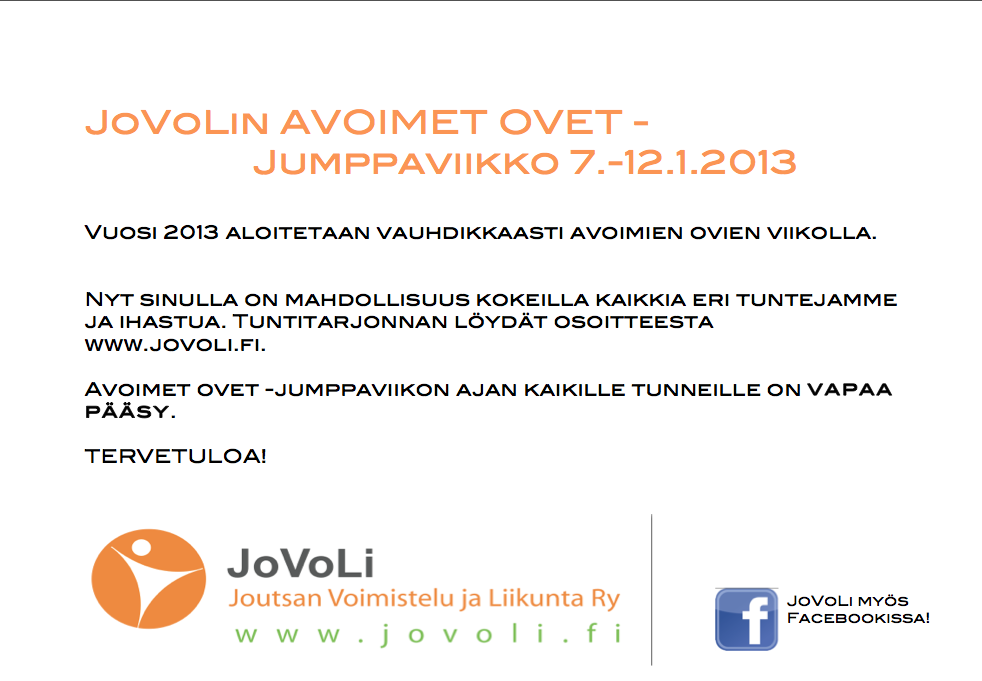 Avoimet Ovet 2013